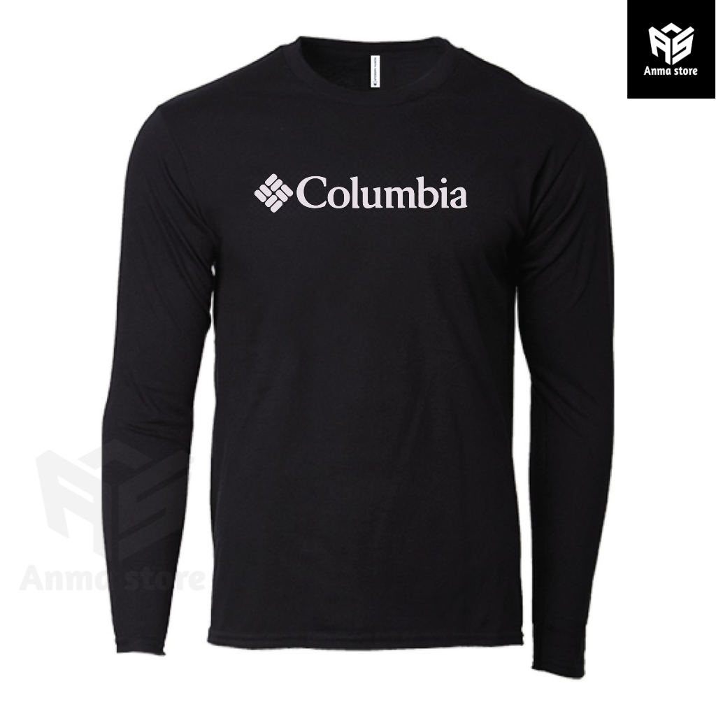 Kaos Baju Lengan Panjang Pendaki Gunung Hiking Columbia