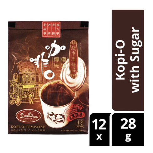 

Lao Qian San Shu Gong Kopi O with Sugar 12 x 28 Gram