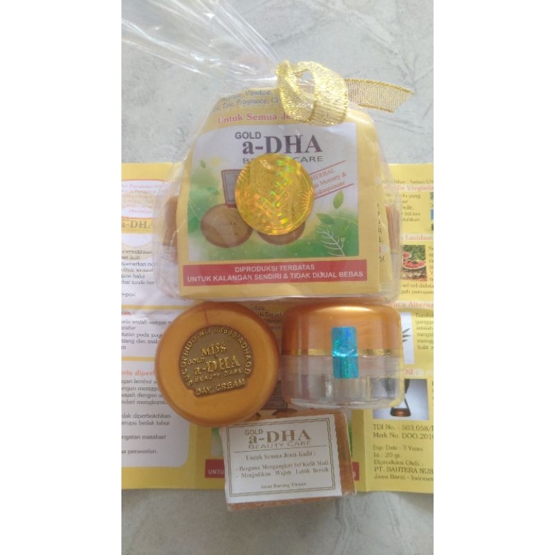 DHA GOLD HOLO BIRU SUPER ORIGINAL