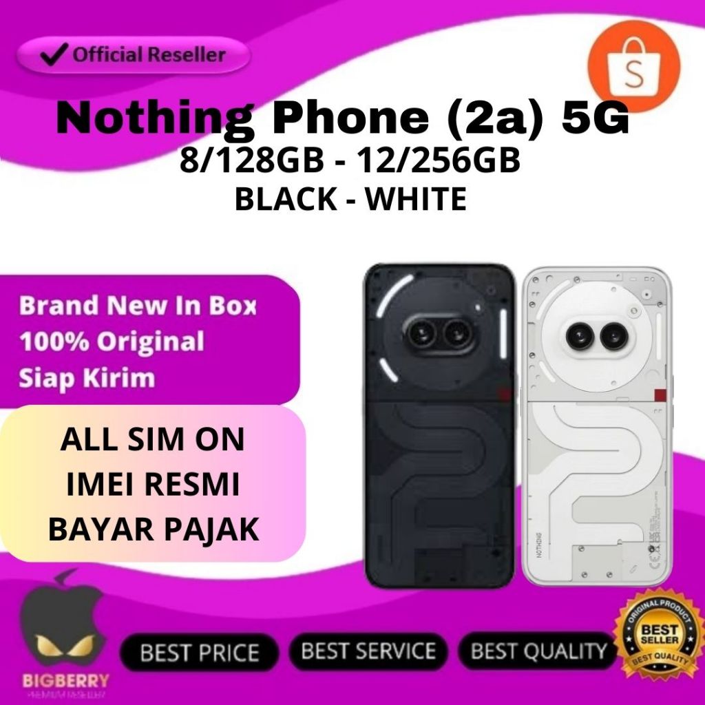 Nothing Phone (2a) 5G 8/128GB 12/256GB Black White Dimensity 7200 | New