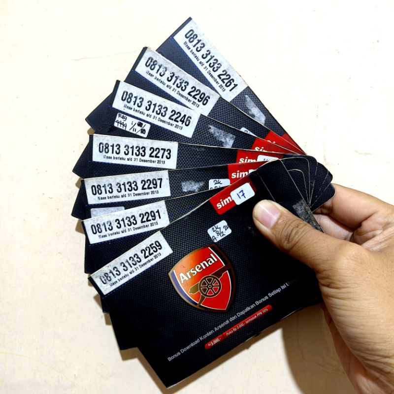 nomor Cantik Telkomsel simpati jadul arsenal 331 332