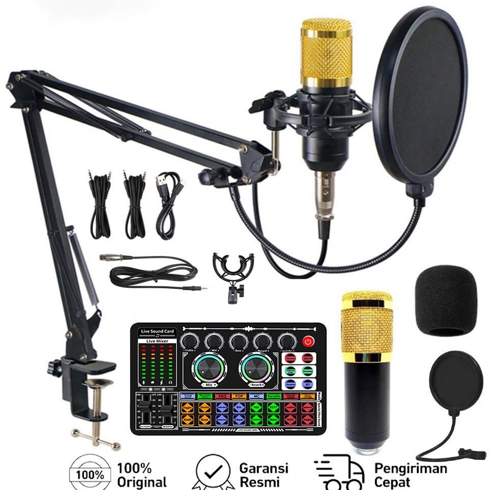 KODE N59K Versi yang diperbarui braket ganda Set baru F999M998BM8 Live Sound Card Live Mixer Perifer