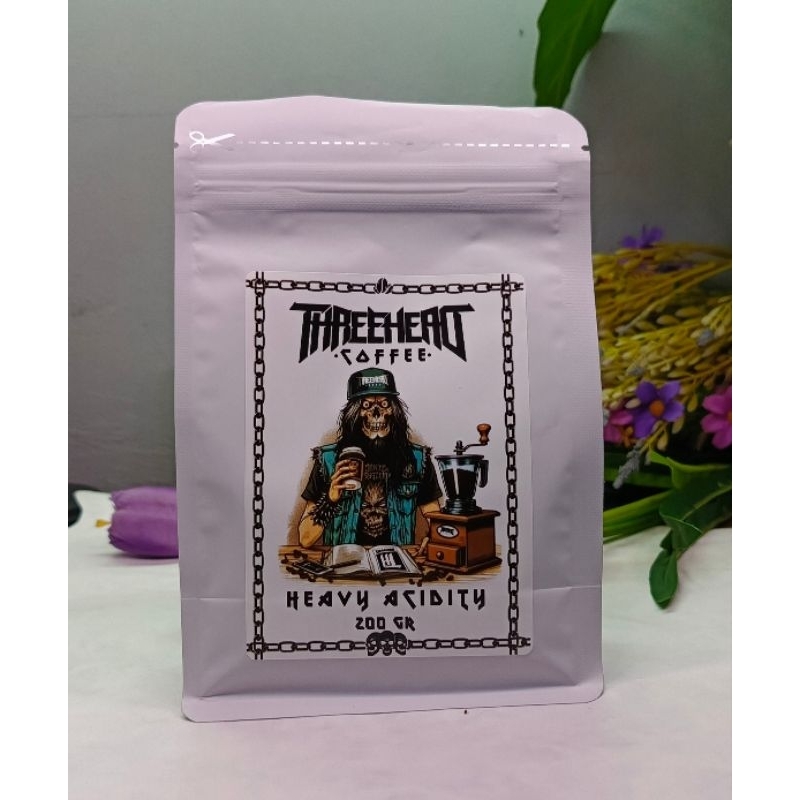 

Threehead coffee heavy acidity