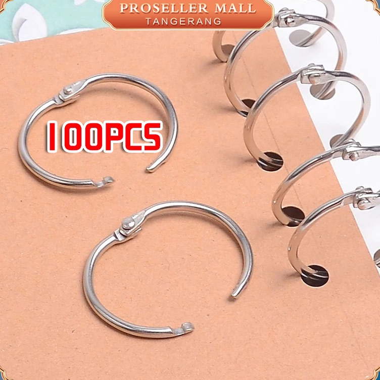 

Baru 1 Buah Ring Binder Buka Tutup Besi Ring Buku Sampel Bahan Logam Galvanis 2mm 3mm 4mm