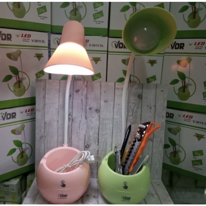 KODE L22S Lampu Meja Lampu Belajar Flexibel Multifungsi V315 VDR