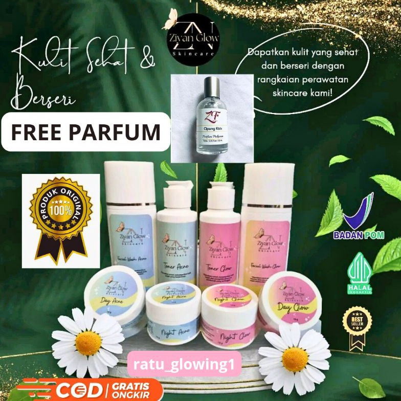 KODE F32Z FREE HADIAH ZIYAN GLOW SKINCARE BPOM ORIGINAL 1 PENGGANTI NGLOW SKINCARE