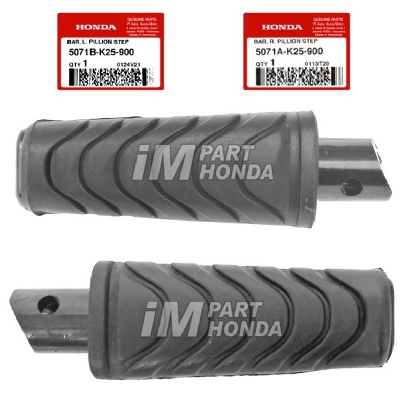 5071A-K25-900 5071B-K25-900 Foot Step Pijakan Kaki Kanan Kiri Beat Fi Beat Pop Vario 110 Fi ORI AHM