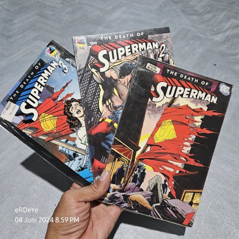 PMK Komik The Death of Superman 1-3