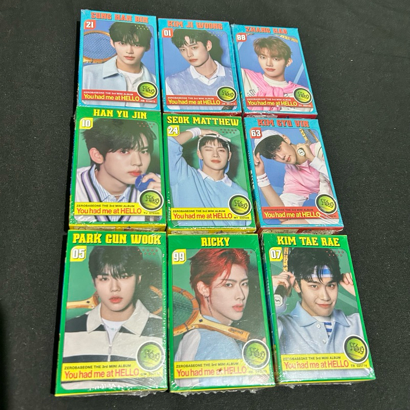 ALBUM SEALED ZB1 ZEROBASEONE ZEROSE POCAALBUM POCA ALBUM YOU HAD ME AT HELLO FEEL THE POP FIRST PRES