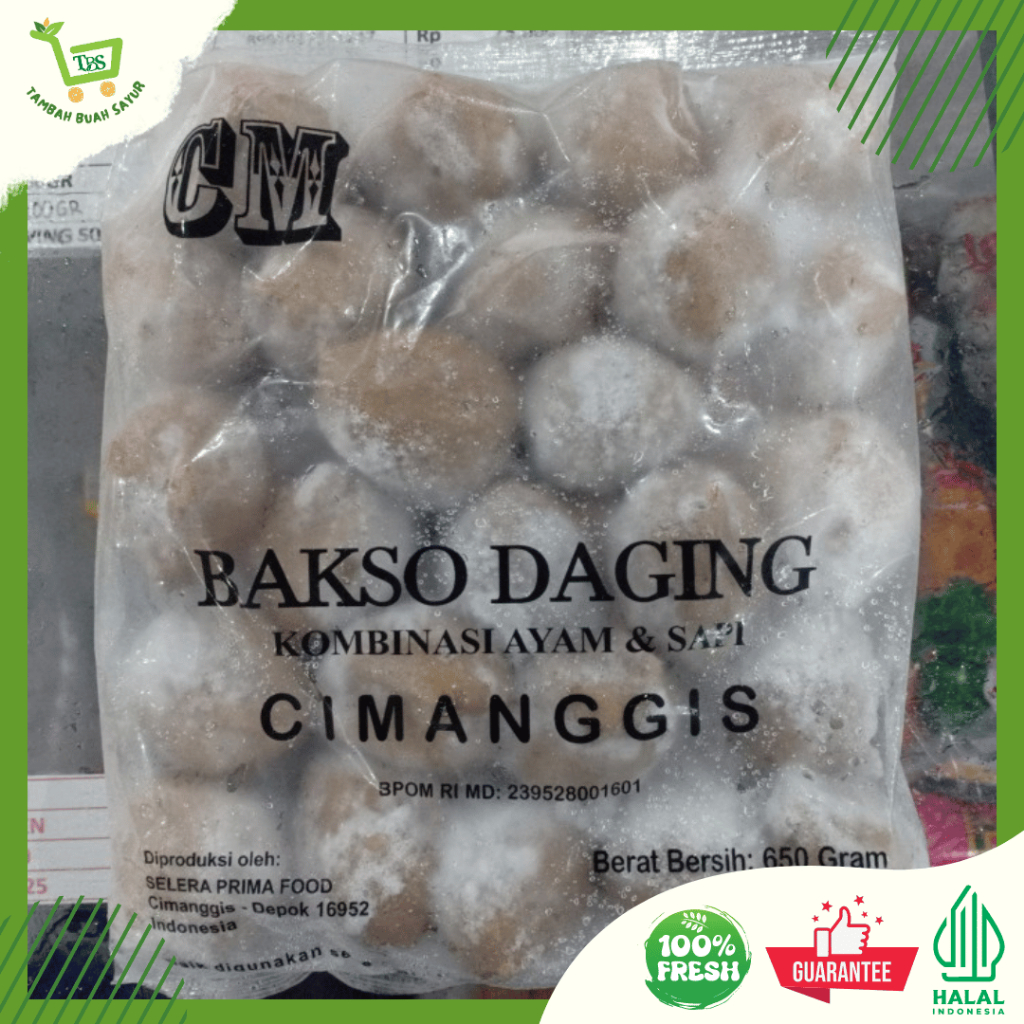 

BAKSO CIMANGGIS C HITAM ISI 50 | Tambah Buah Sayur