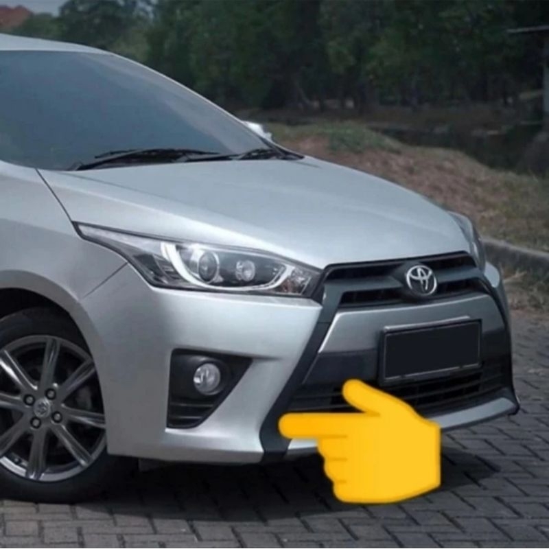 List grill list grille bumper depan kanan all new yaris 2014-2017 original