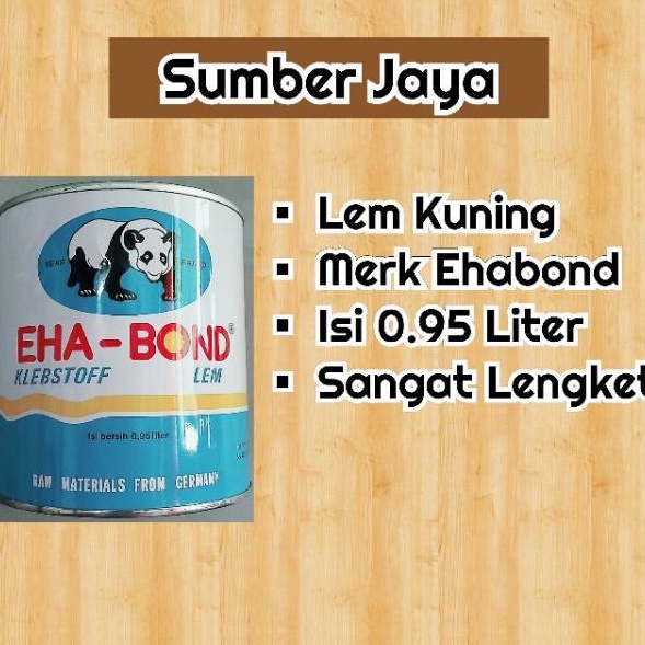 

Ready Lem Kuning Serbaa EHA BOND 95 Liter