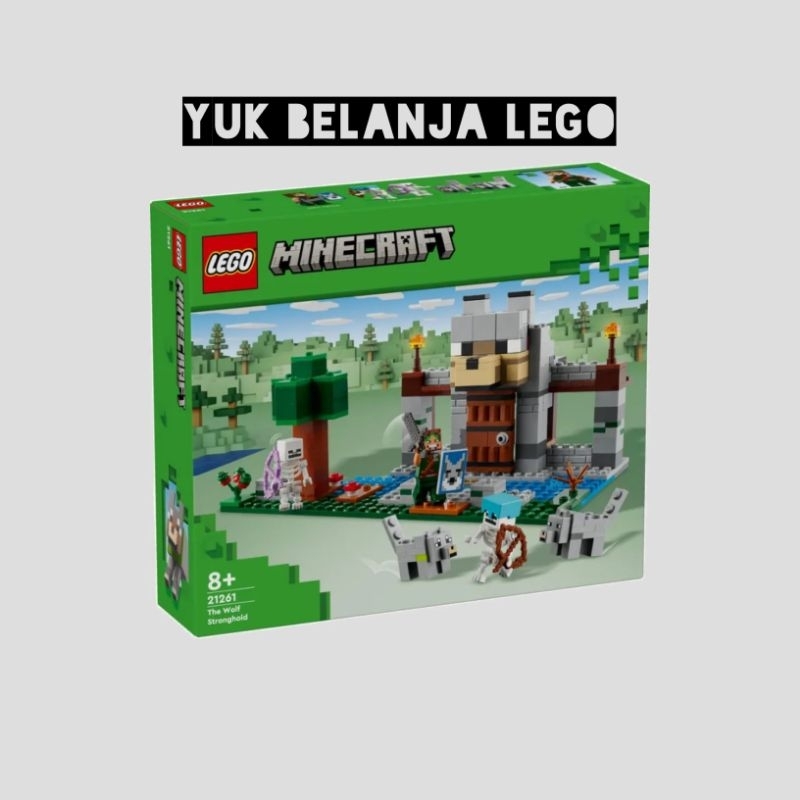 LEGO Minecraft 21261 The Wolf Stronghold (312 Pieces)