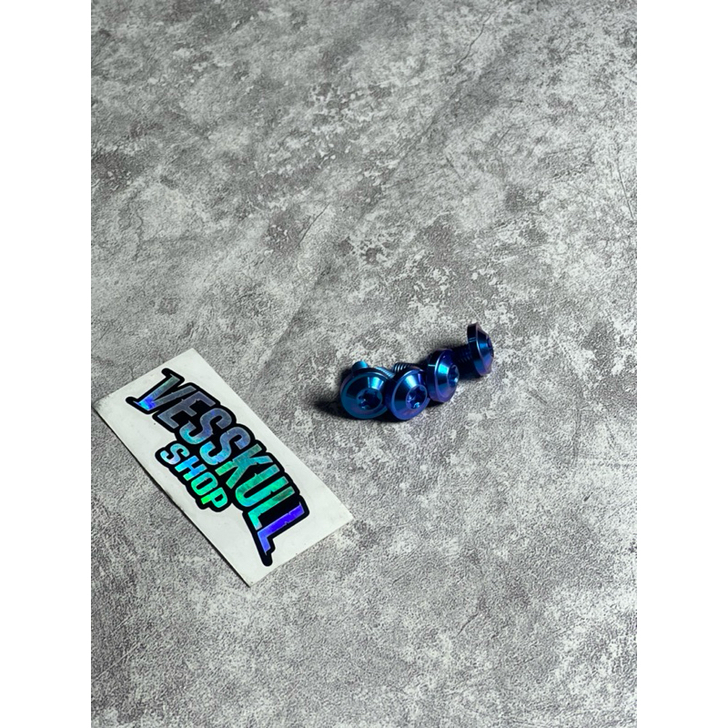 Baut Titanium Cover Aki Vespa Matic Sprint Primavera S LX