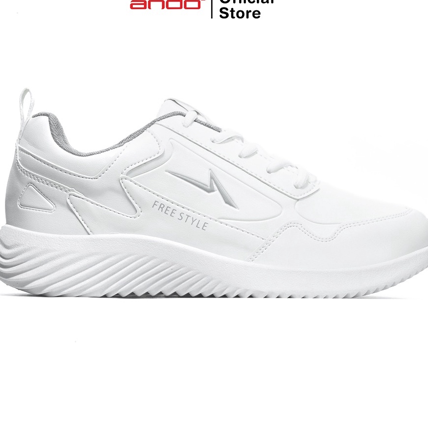 55 COD Ando Official Sepatu Sneakers Ehner Pria Dewasa  Putih