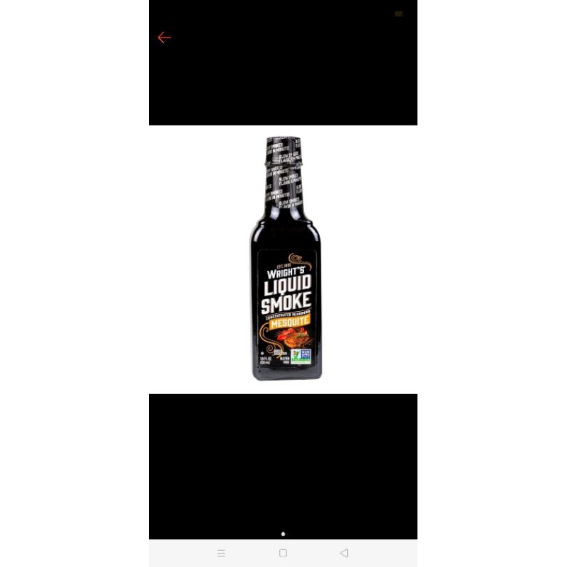 

Aroma panggang Wrights Liquid Smoke Mesquite 103