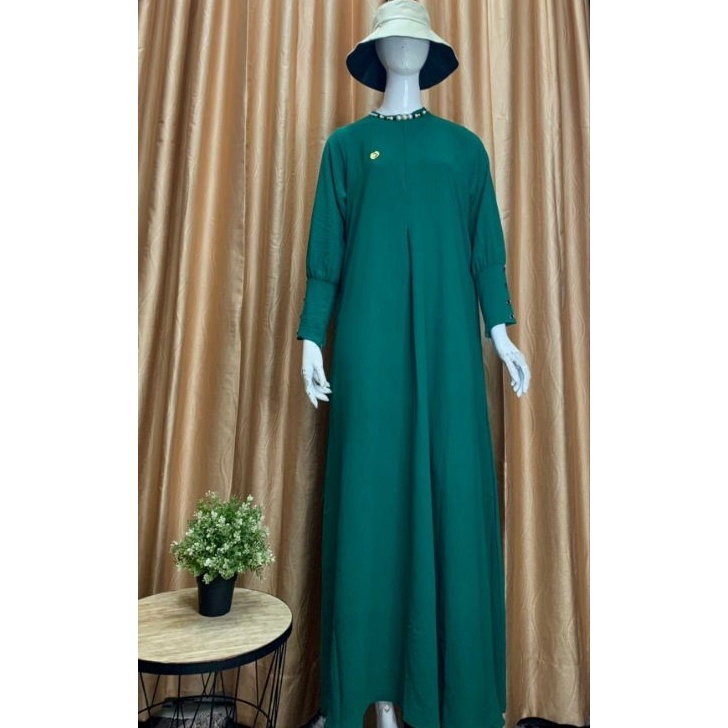 Free Ongkir INARA ABAYA POLOS PREMIUM  CRINGKLE PREMIUM HALUS DAN LEMBUT  By NELI COLLECTION
