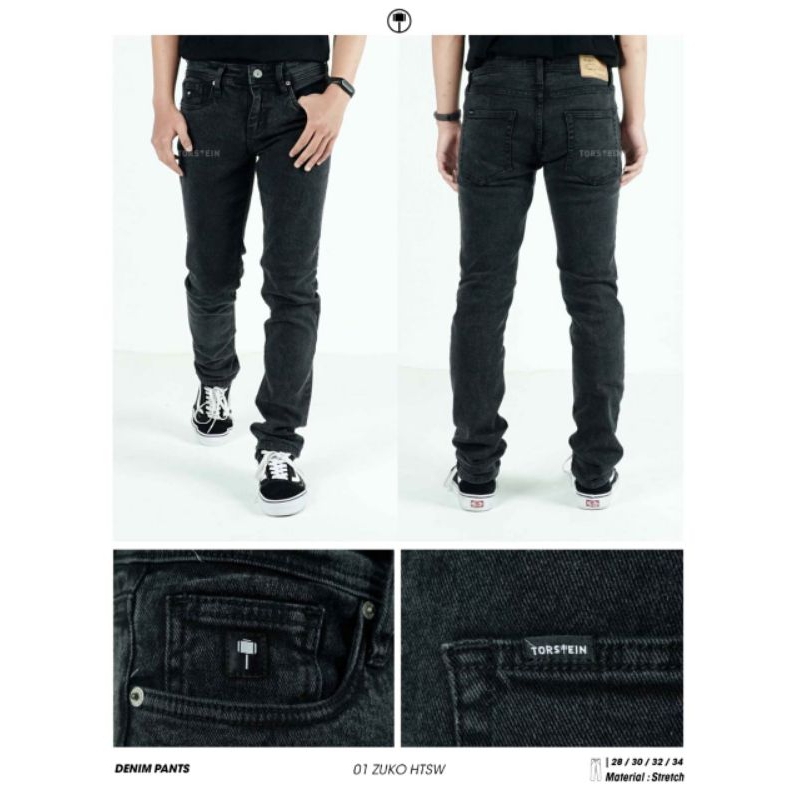 Celana Jeans Denim Pria Torstein