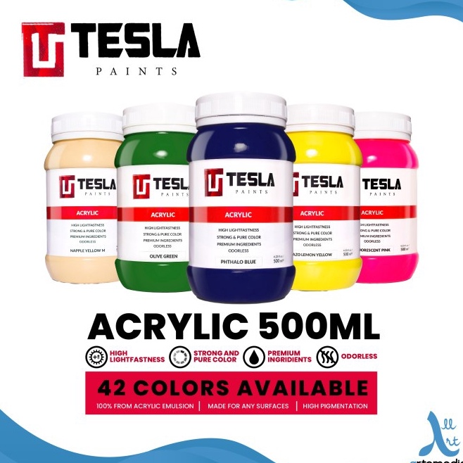 

Tesla Acrylic Paint Color 5ml Mural