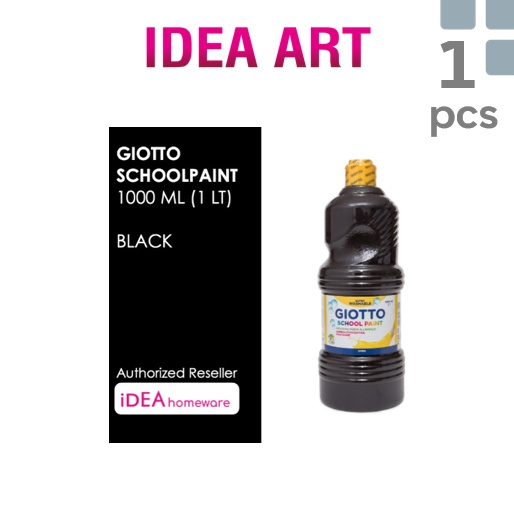 

Giotto School Paint Black Hitam 1 ml Cat Air Lukis Super Washable 1 L