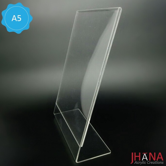 

A5L Tentcard Nomor Meja Tent Holder Akrilik Akrilik Menu Acrylic Akrilik Meja