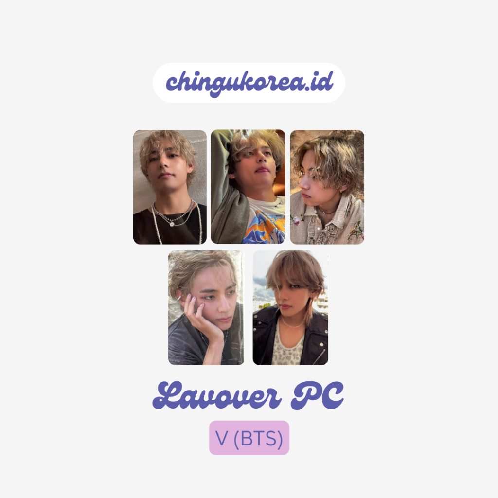 PC Photocard Taehyung V Layover
