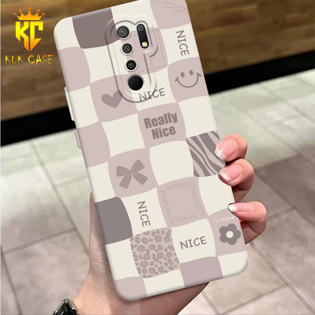 Case Motif REDMI 9 Aesthetic Bahan Softcase silicon Lentur - Skin /  Casing Handpone