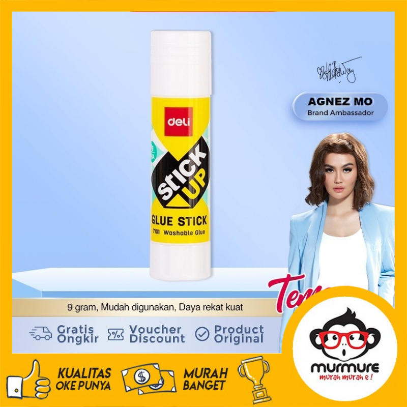 

MURMURE I DELI GLUE STICK / LEM KERTAS BATANGAN 9 GR DAYA REKAT KUAT MUDAH DIGUNAKAN E7101