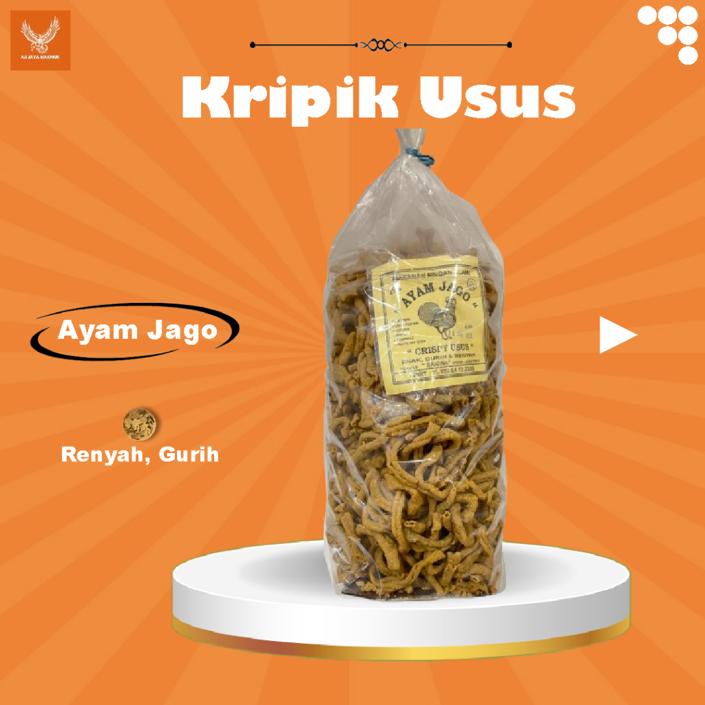 

KRIPIK USUS AYAM JAGO | 2 KG