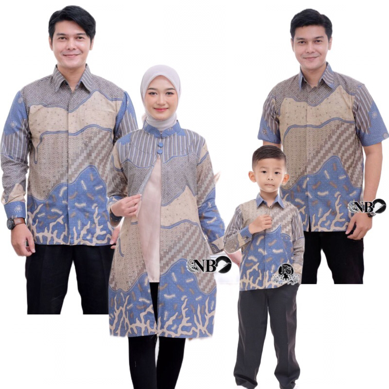 BAJU BATIK SARIMBITAN BAJU BATIK BATIK COUPLE KELUARGA FAMILY BAJU SERAGAMAN BATIK PEKALONGAN