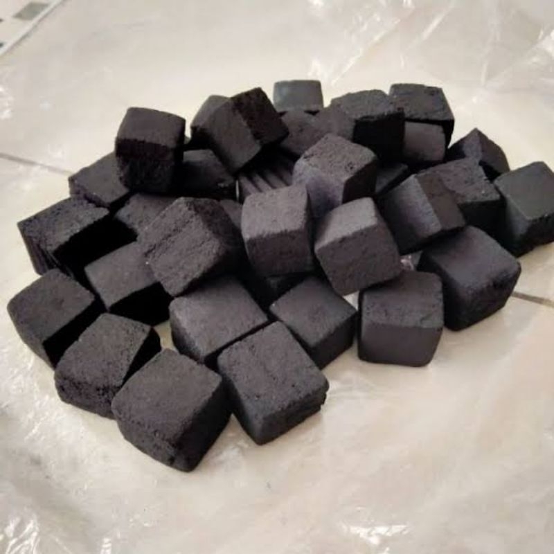 Arang Briket Cube Dan Hexagonal