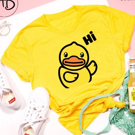 Termurah HOONEYBEE  DUCK TSHIRT B DUCK KAOS BEBEK BAJU KAOS LUCU KAOS COUPLE