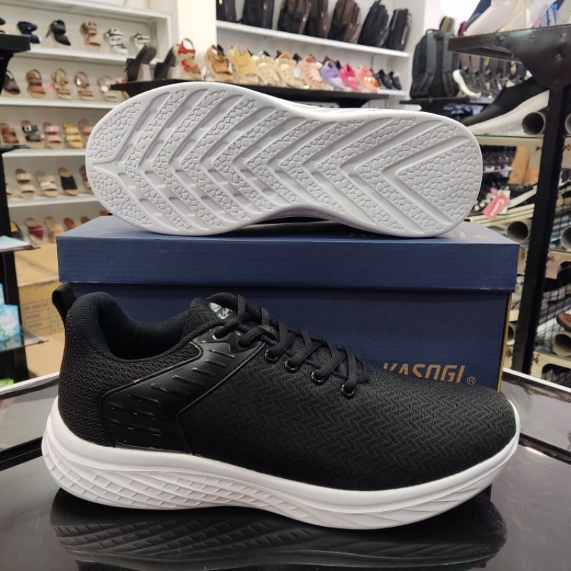 Sepatu Sekolah Jumbo KASOGI | Columbia Jumbo | Hitam Putih