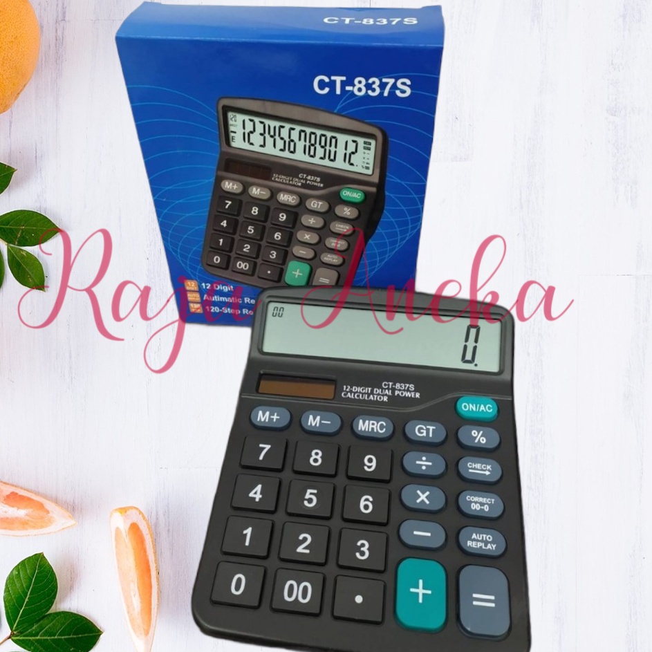 

Essential Calculator Kalkulator Dagang 12 Digit Citizen CT 837S 837S 837 S Hitam