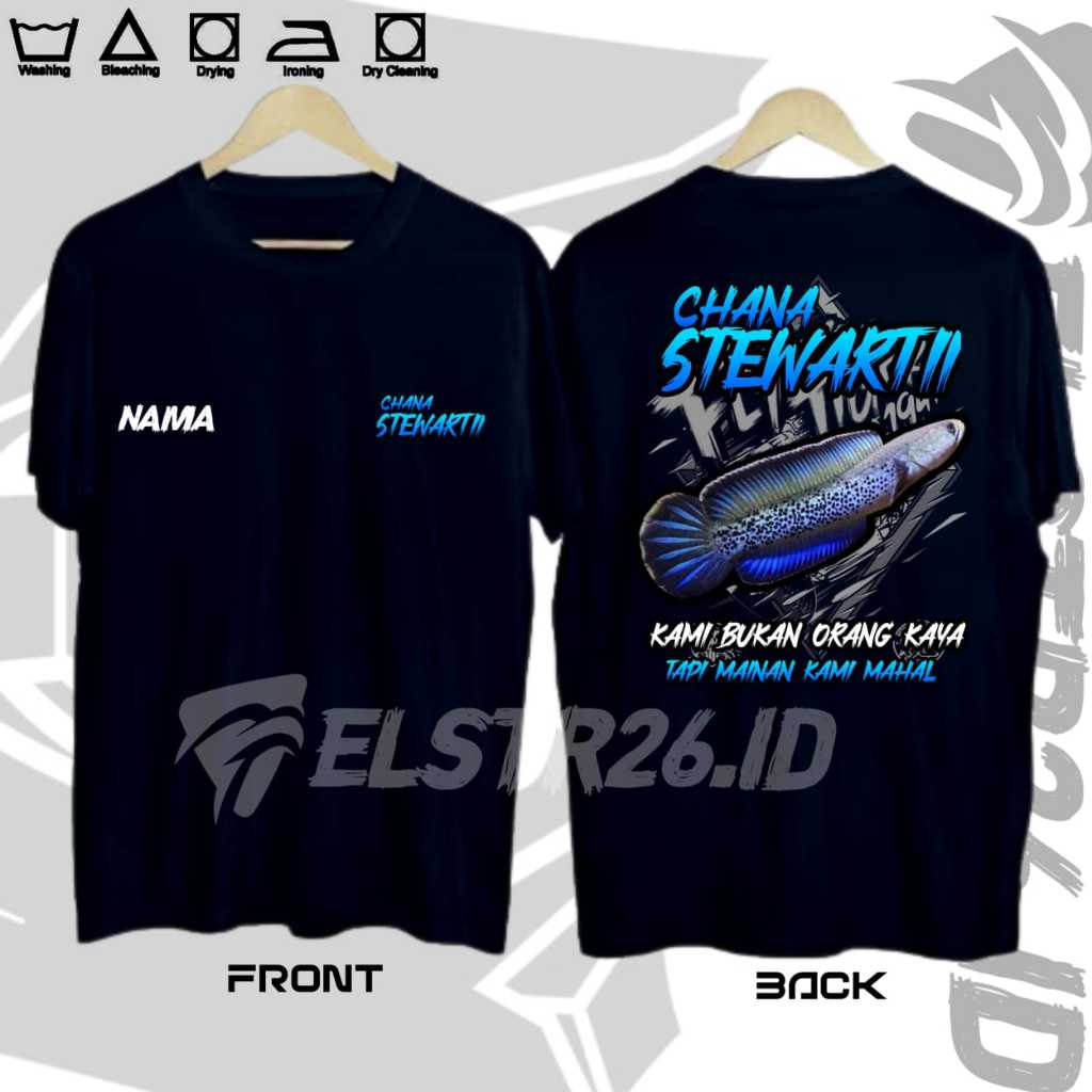 PROMO KAOS CHANA STEWARTII TERBARU LENGAN PANJANG&PENDEK GRATIS TAMBAH NAMA,LOGO,FOTO DLL