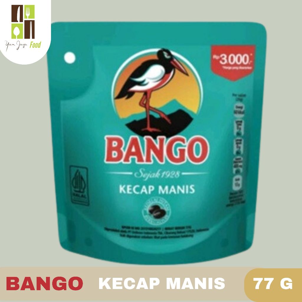 

Bango Kecap Manis dari Kedelai Hitam Malika Kemasan 77g