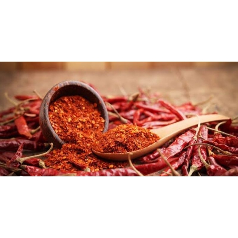 

cabai bubuk kasar pedas