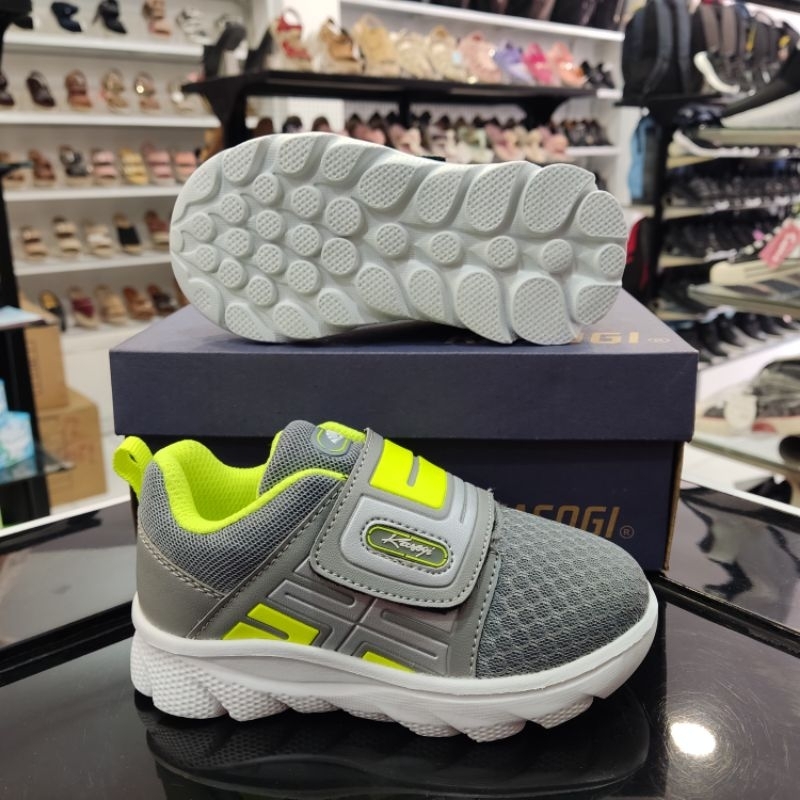 Sepatu Anak KASOGI | Neo | Abu Citrun