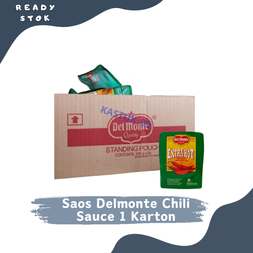 

Delmonte Chilli Sauce Extra Hot 24x200gr (1 Karton)