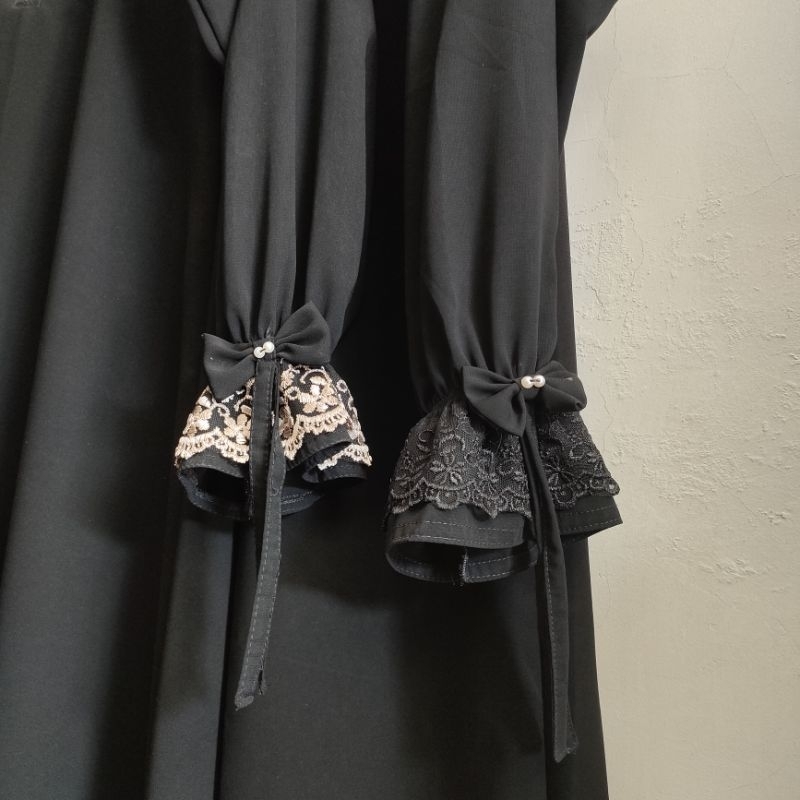 Abaya Silla by Alfalah Temboro (gamis polos basic)-1