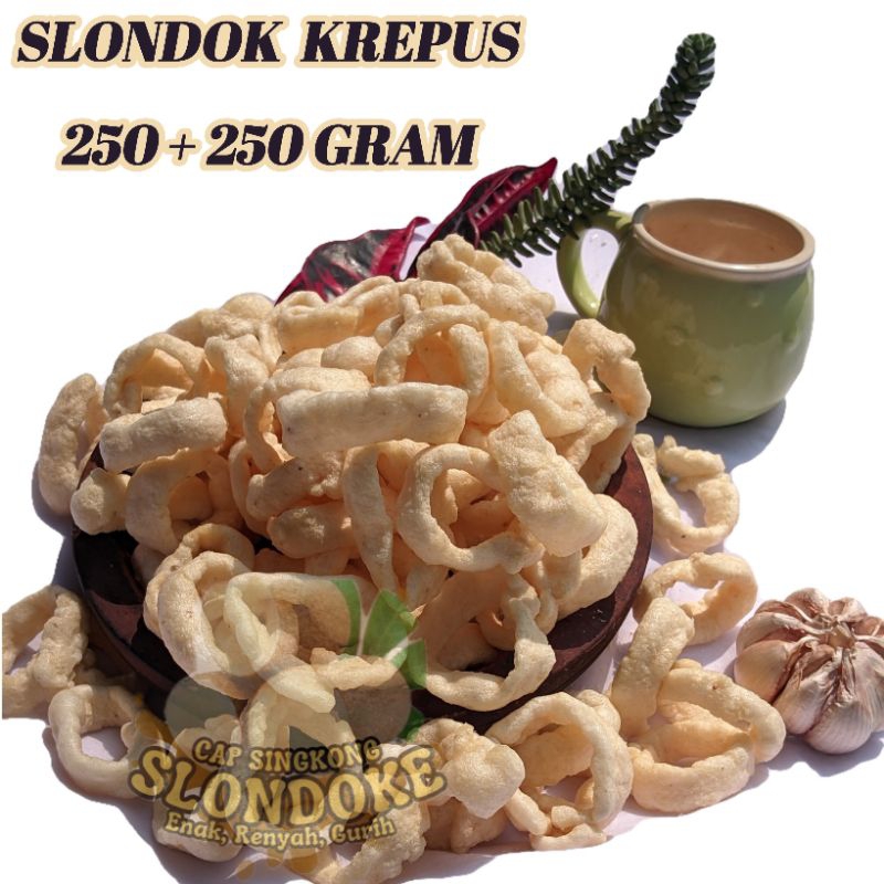 

Double Pack Slondok Krepus (250+250 gram) Khas Borobudur