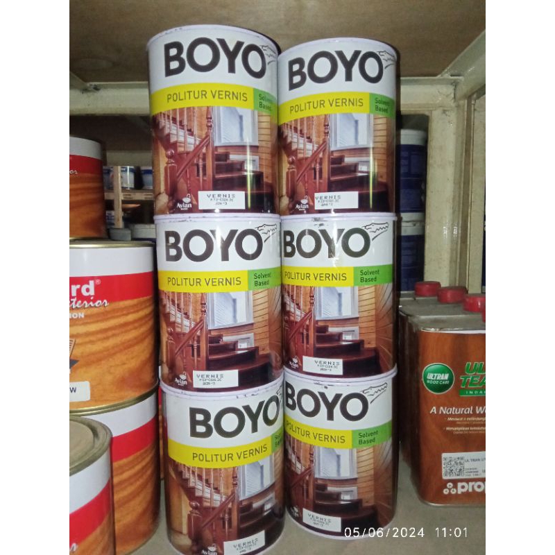 Boyo Politur | Clear Boyo | Vernis Boyo