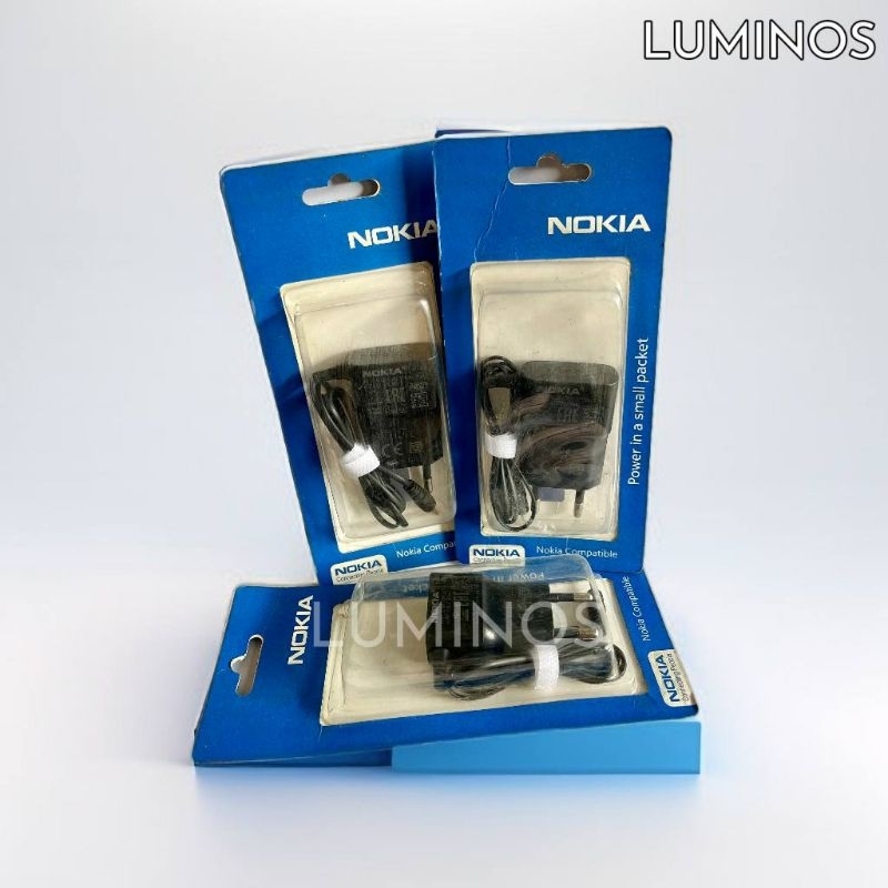 NOKIA Charger Lubang Kecil Cas Hp Jadul Original