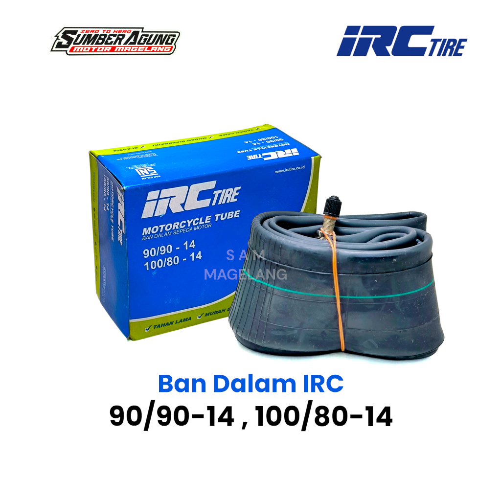 BAN DALAM IRC 90/90-14 100/80-14 BAN BELAKANG BEAT VARIO ORIGINAL IRC