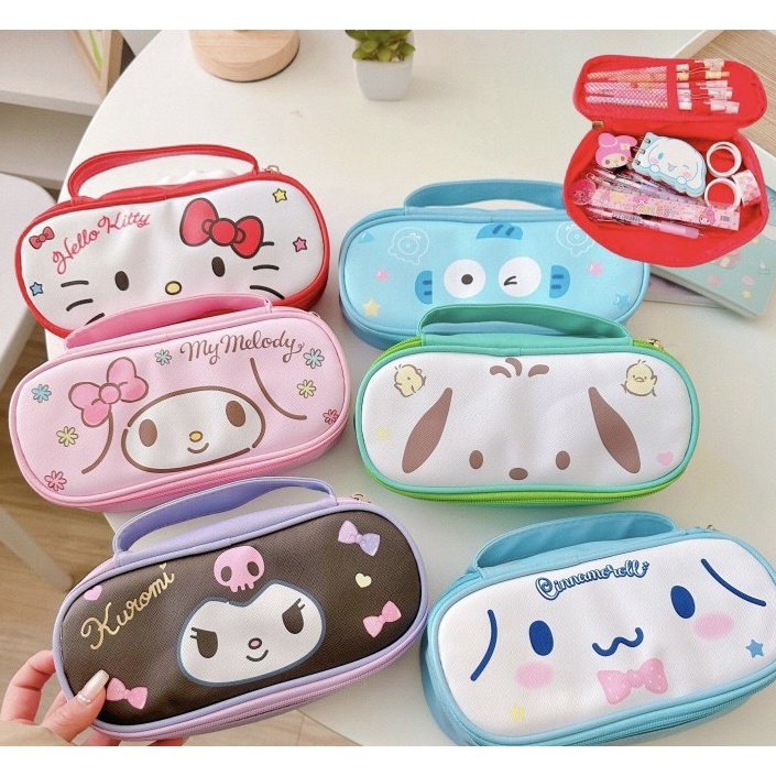 

Essential Kotak Pensil Anak Kain Reselting Muat Banyak Karakter Kuromi Melody Hangyodon Cinnamoroll