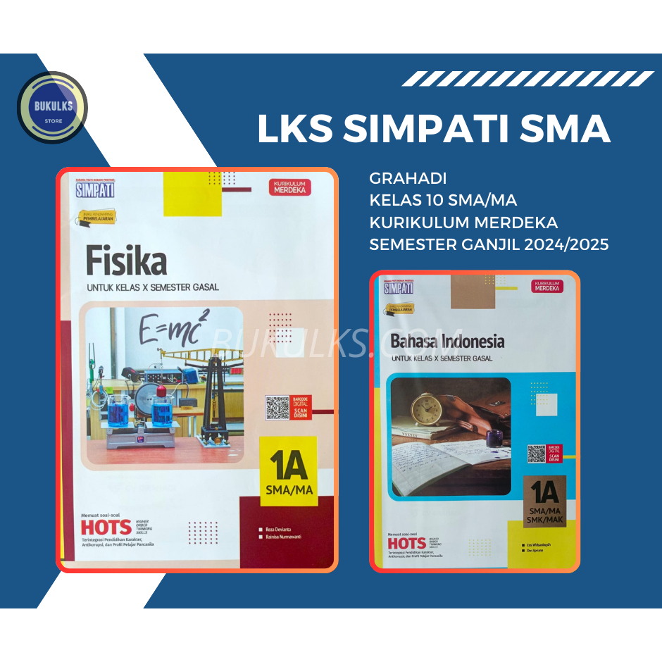 Buku LKS SIMPATI HAYATI GRAHADI SMA MA Kelas 10 Merdeka Ganjil 2024 2025