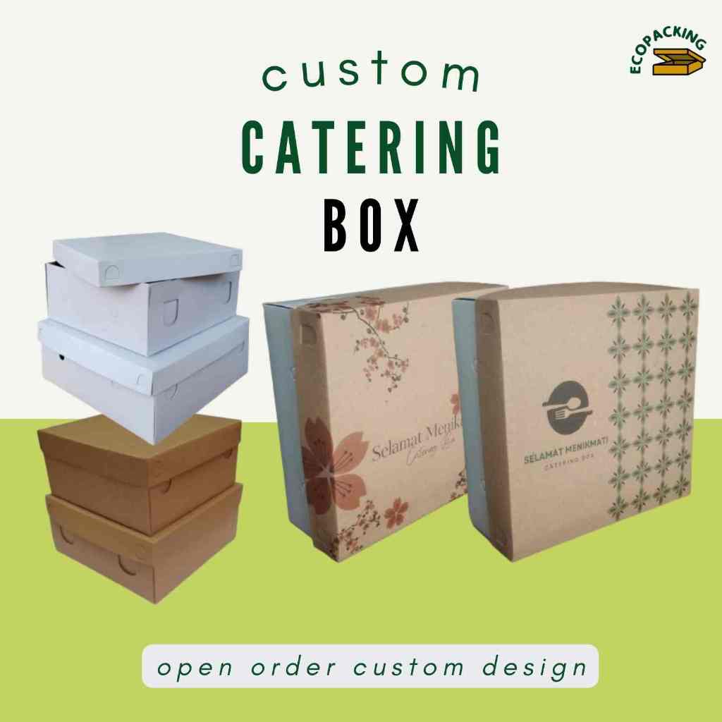 

CUSTOM PRINT Catering Box Food grade