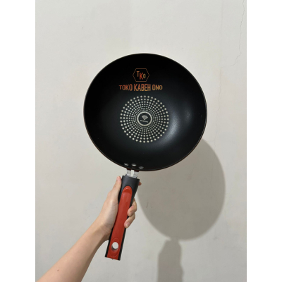 Wajan Serbaguna Diamond GSF Wajan Teflon Enamel Wajan GSF 30CM Wajan Gagang Jumbo Wajan Penggorengan