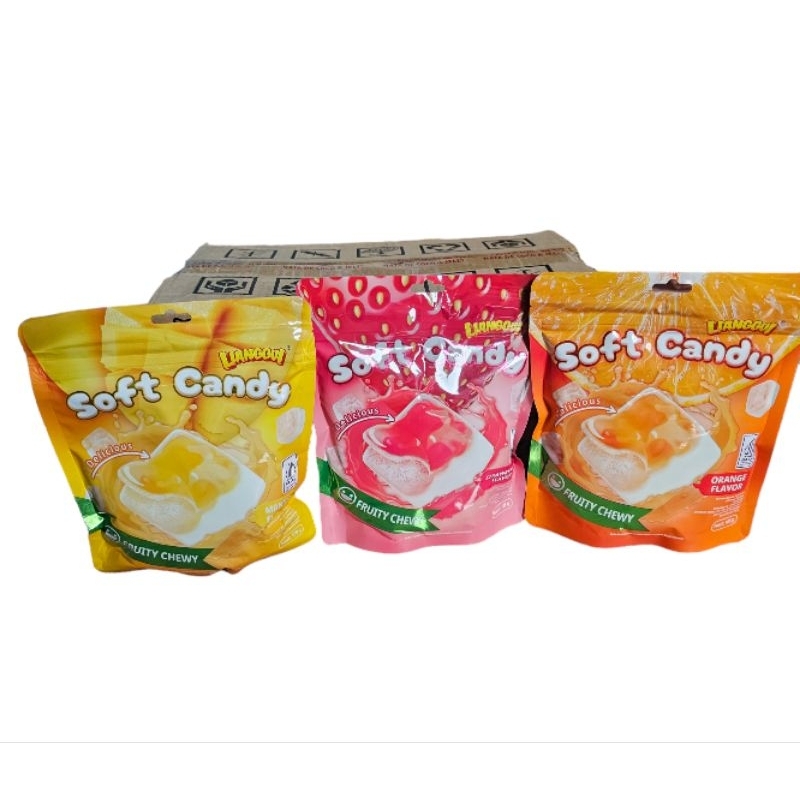 

Permen Lunak Soft Candy Rasa Buah Lianggui Fruity Chewy Pouch