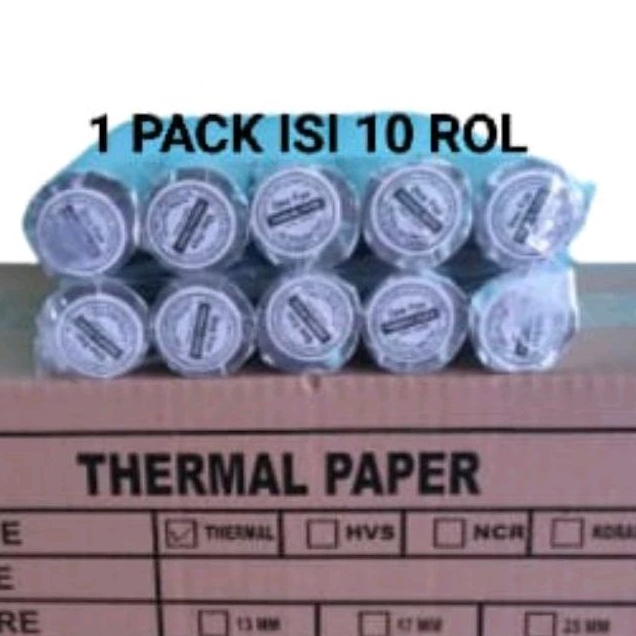 

Kertas kasir thermal EDC 57/58x30mm 1 Roll